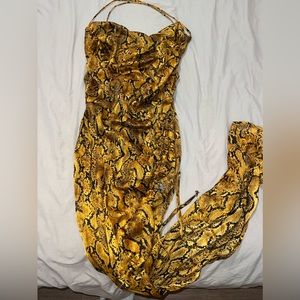 Fashion Nova snake print dress